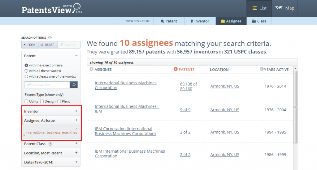 Ibm-with-hyphens-patentsview