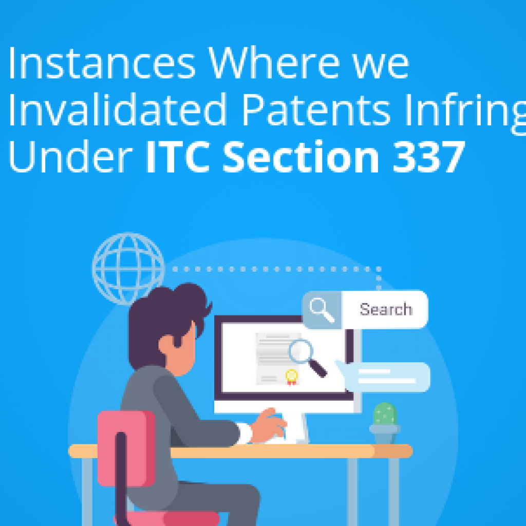 invalidate patent itc section 337