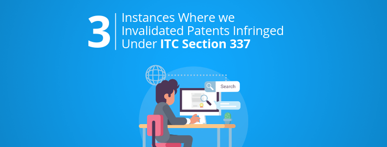 invalidate patent itc section 337