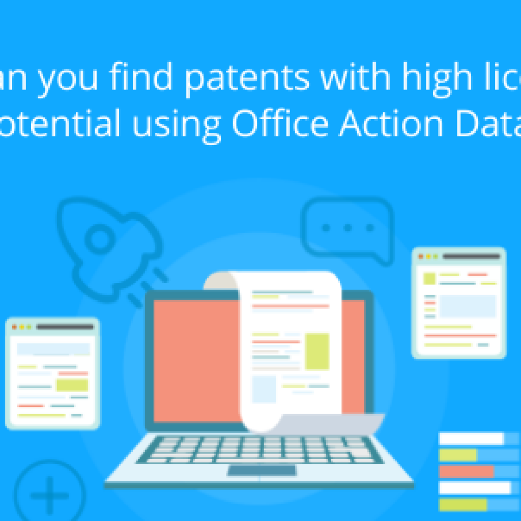 find patents for licensing office action