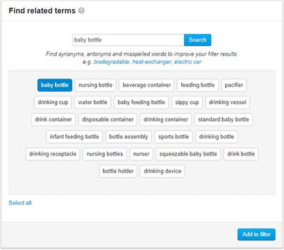 AI Thesaurus by Patent Inspiration