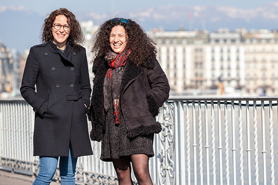 Madiha Derouazi and Elodie Belnoue