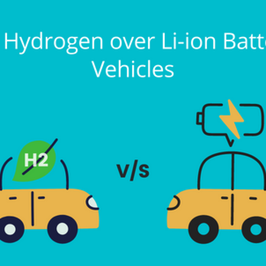 green hydrogen over li-ion battery for vehicles