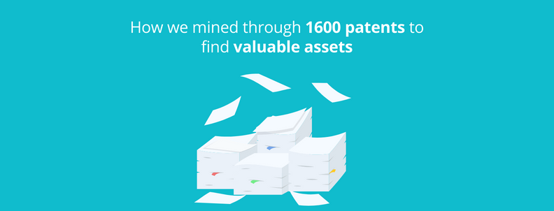 How we mined through 1600 patents to find valuable assets