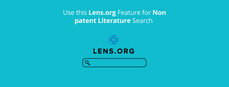 Use this Lens.org feature for Non patent literature search