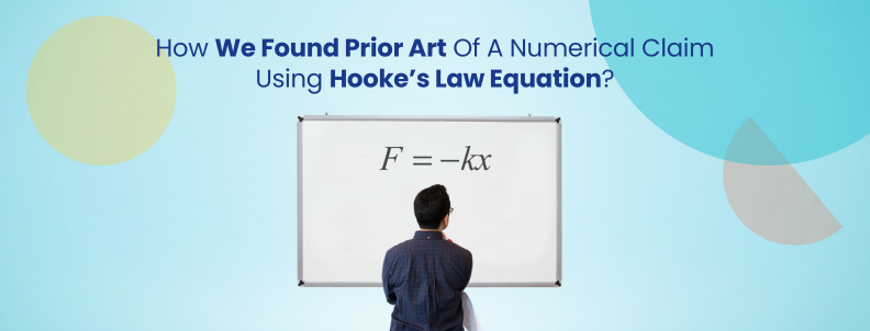 How We Found Prior Art Of A Numerical Claim Using Hooke’s Law Equation?