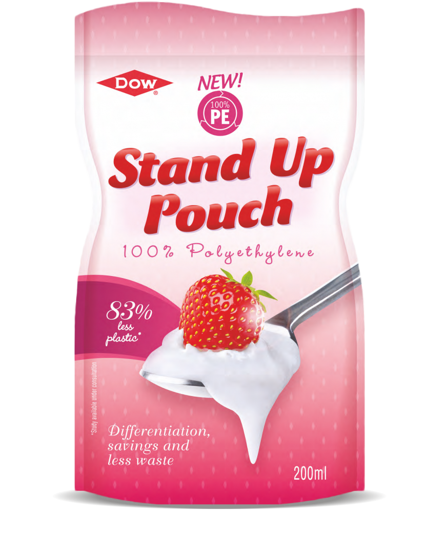 Dow's Sustainable stand-up pouches