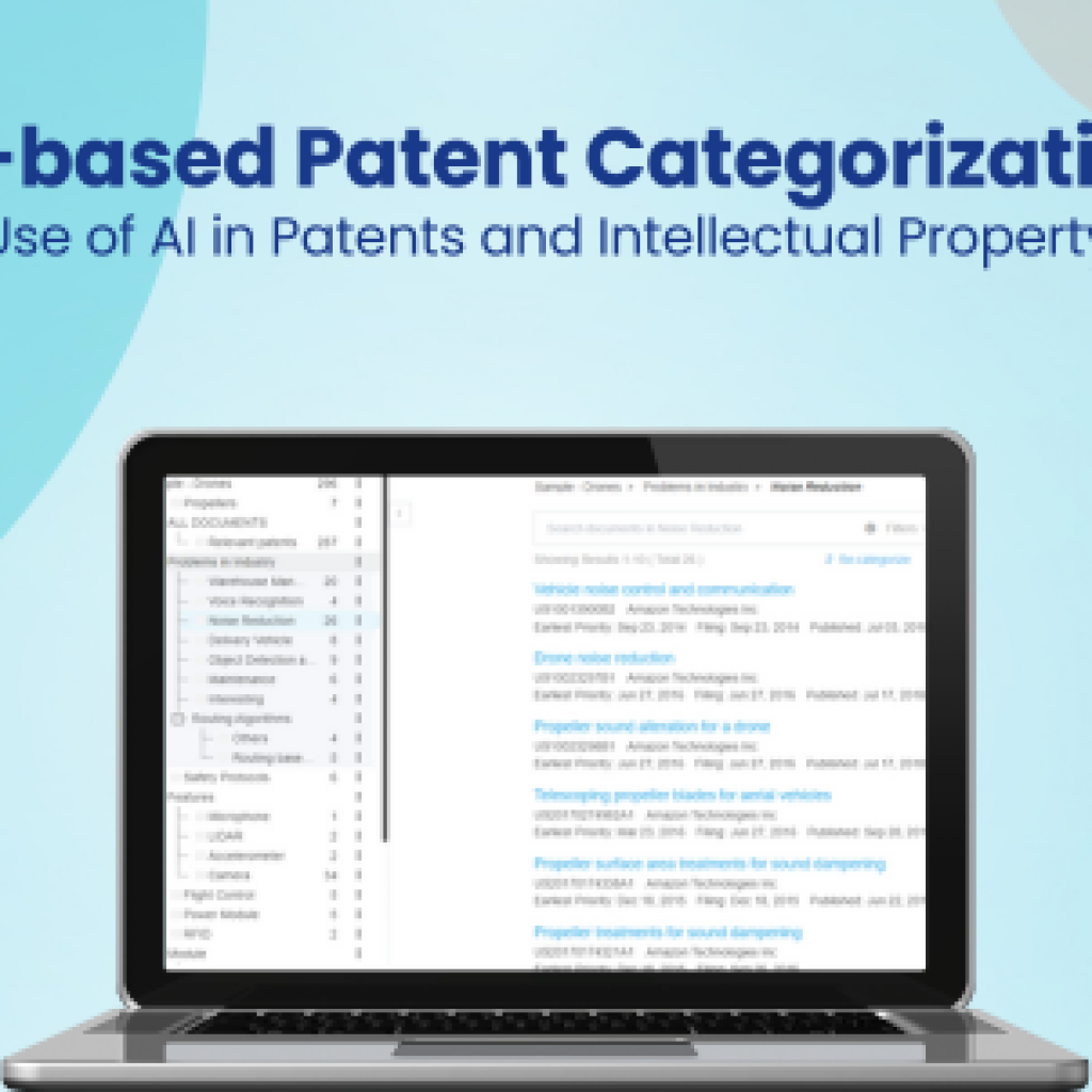 AI-based Patent Categorization Use of AI in Patents and Intellectual Property