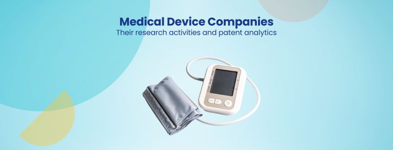 Medical Device Companies Their research activities and patent analytics