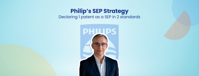 Philip’s SEP Strategy Declaring 1 Patent as a SEP in 2 Standards