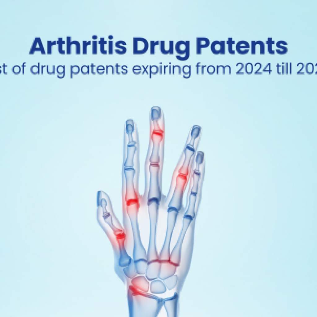 Arthritis Drug Patents List of drug patents expiring from 2024 till 2028