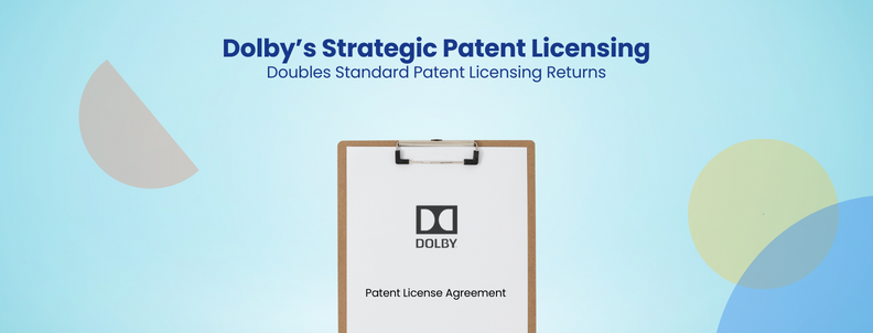 Dolby’s Strategic Patent Licensing Doubles Standard Patent Licensing Returns