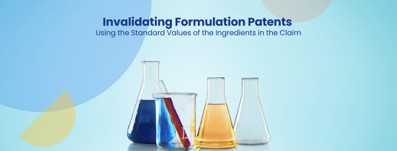 Invalidating Formulation Patents Using the Standard Values of the Ingredients in the Claim