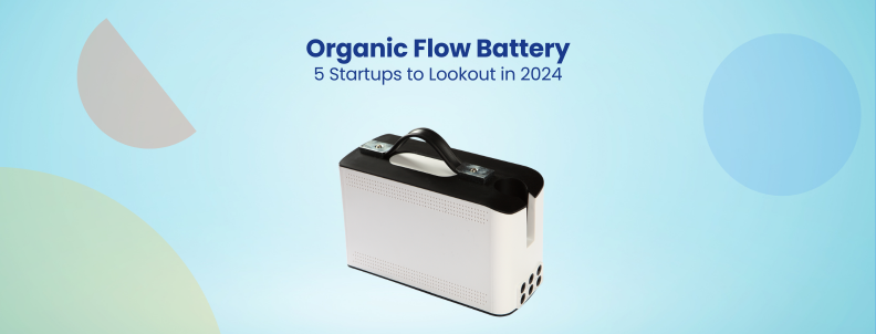 Organic Flow Battery 5 Startups to Lookout in 2024