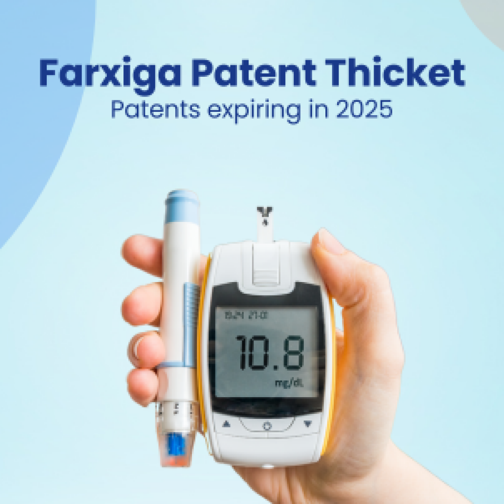 Farxiga Patent Thicket Patents expiring in 2025