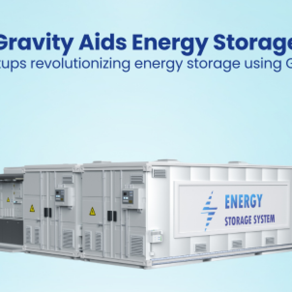 Gravity Aids Energy Storage 4 startups revolutionizing energy storage using Gravity