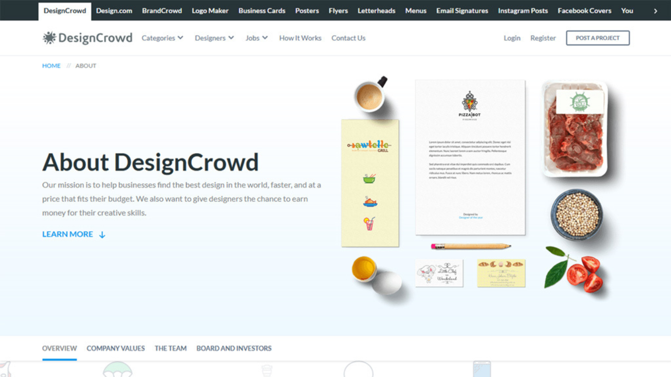 Crowdsourcing for open innovation: DesignCrowd